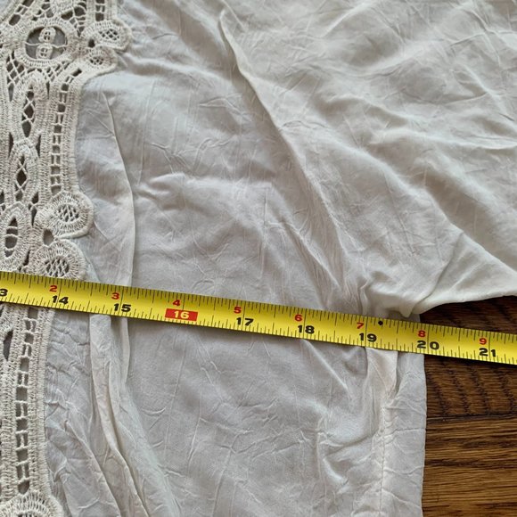 🌿 Johnny Was Ivory Embroidered Boho Tunic – Size M – VGUC - Picture 4 of 7